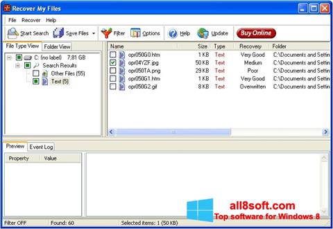 स्क्रीनशॉट Recover My Files Windows 8
