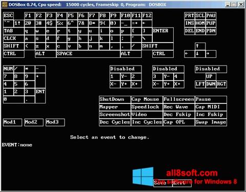 स्क्रीनशॉट DOSBox Windows 8