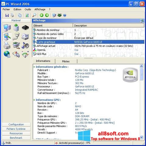 स्क्रीनशॉट PC Wizard Windows 8