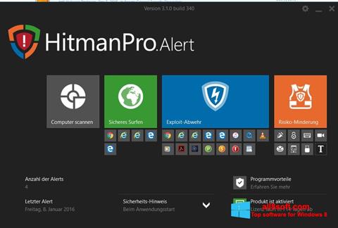 स्क्रीनशॉट HitmanPro Windows 8