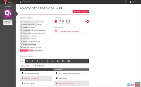 स्क्रीनशॉट Microsoft OneNote Windows 8