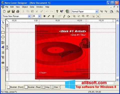 स्क्रीनशॉट Nero Cover Designer Windows 8