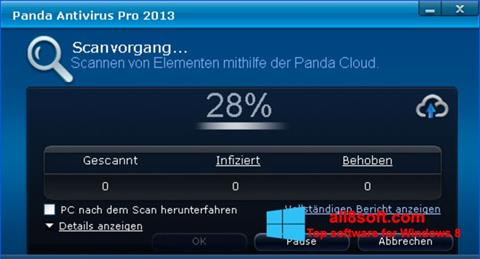 स्क्रीनशॉट Panda Antivirus Pro Windows 8