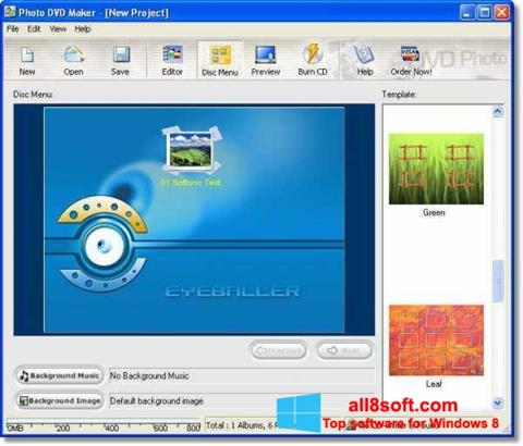 स्क्रीनशॉट DVD Maker Windows 8