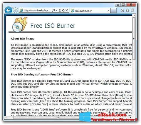 स्क्रीनशॉट ISO Burner Windows 8