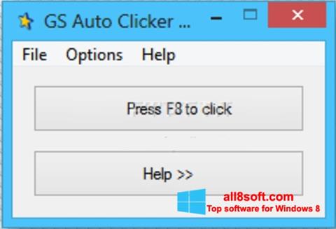 स्क्रीनशॉट GS Auto Clicker Windows 8