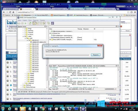 स्क्रीनशॉट DMDE Windows 8