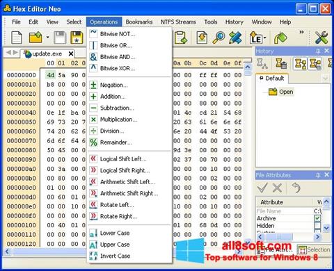 स्क्रीनशॉट Hex Editor Neo Windows 8