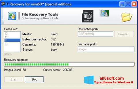स्क्रीनशॉट F-Recovery SD Windows 8