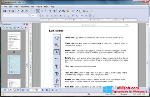 स्क्रीनशॉट Infix PDF Editor Windows 8