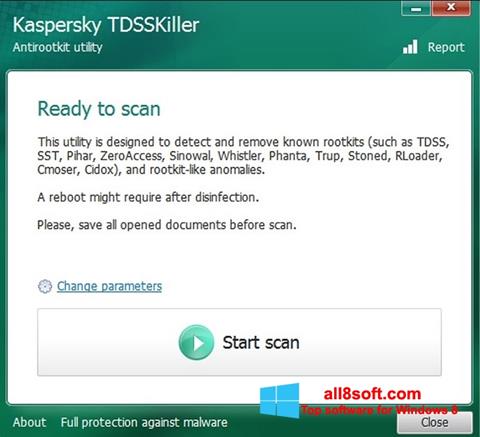 स्क्रीनशॉट Kaspersky TDSSKiller Windows 8