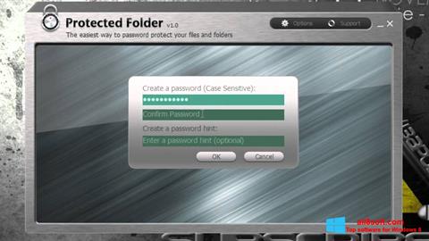 स्क्रीनशॉट Protected Folder Windows 8