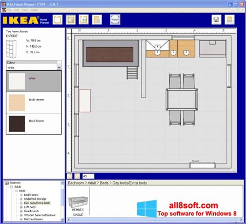 स्क्रीनशॉट IKEA Home Planner Windows 8