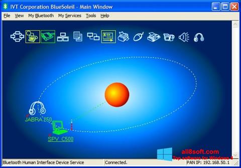 स्क्रीनशॉट BlueSoleil Windows 8