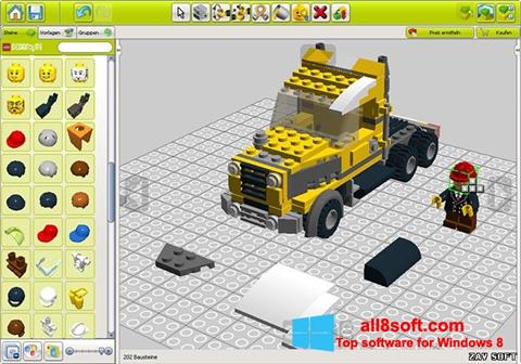 स्क्रीनशॉट LEGO Digital Designer Windows 8