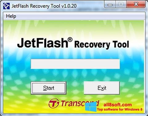 स्क्रीनशॉट JetFlash Recovery Tool Windows 8