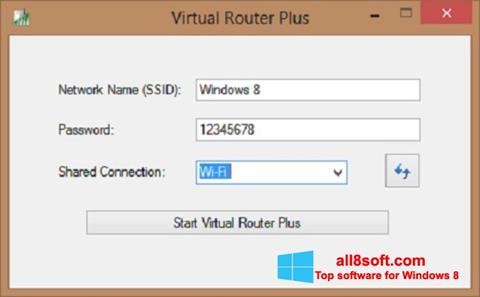 स्क्रीनशॉट Virtual Router Plus Windows 8