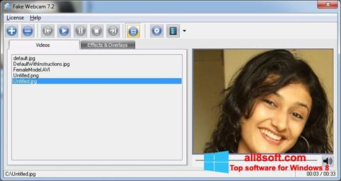 स्क्रीनशॉट Fake Webcam Windows 8