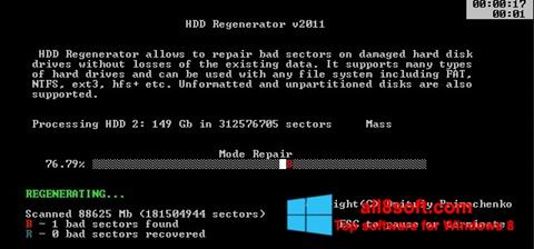 स्क्रीनशॉट HDD Regenerator Windows 8