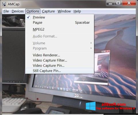 स्क्रीनशॉट AMCap Windows 8