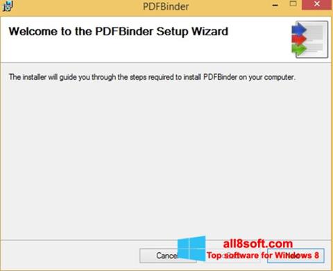 स्क्रीनशॉट PDFBinder Windows 8