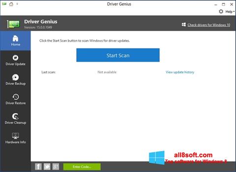 स्क्रीनशॉट DriverScanner Windows 8