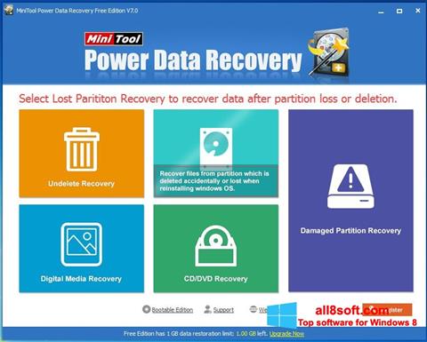 स्क्रीनशॉट Power Data Recovery Windows 8