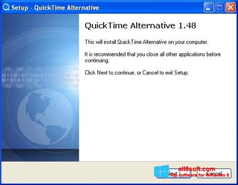 स्क्रीनशॉट QuickTime Alternative Windows 8